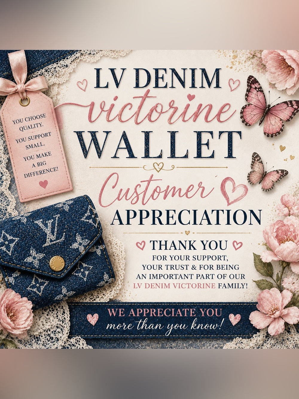 Victorine Wallet - Blue